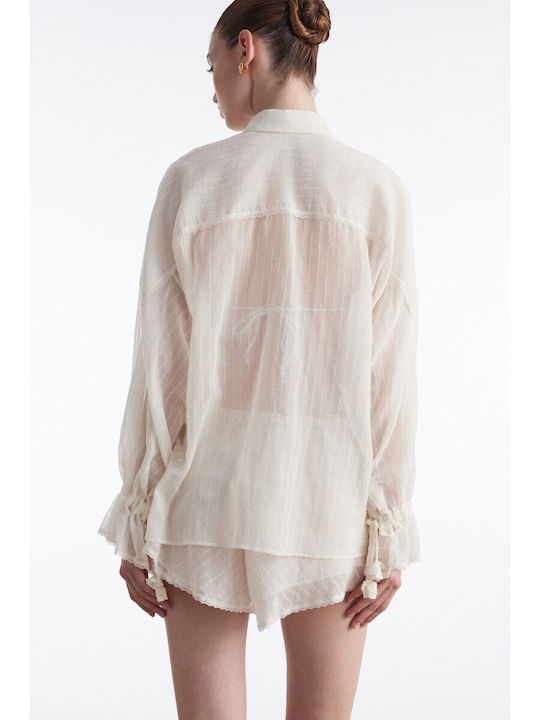 Women's Shorts Ecru