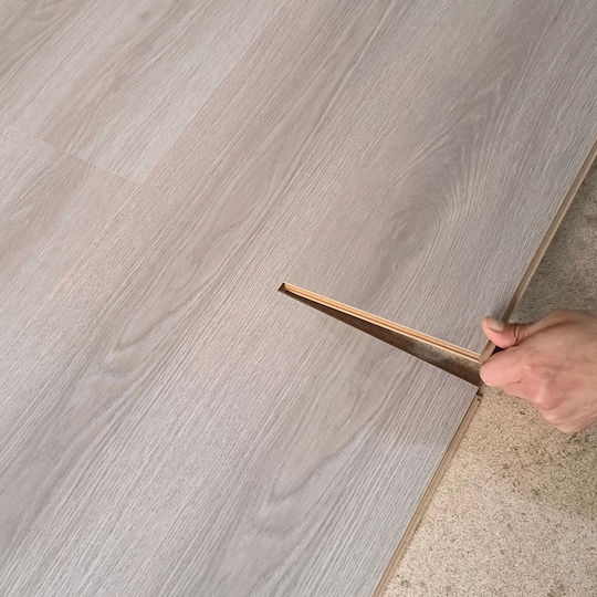 Σοβατεπί Mdf Silverstone Grey 2400x60x15mm Πακέτο 10τμχ