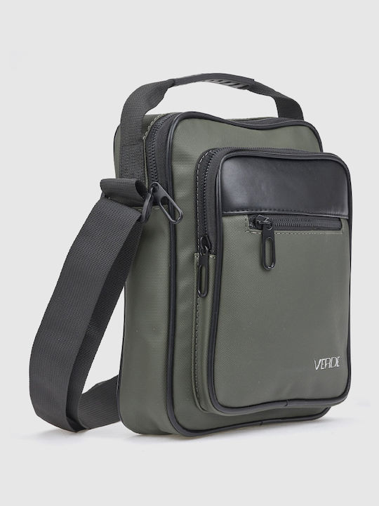 Verde Herren Schulter / Crossbody Tasche Khaki Verde Herren Schulter / Crossbody Tasche Khaki