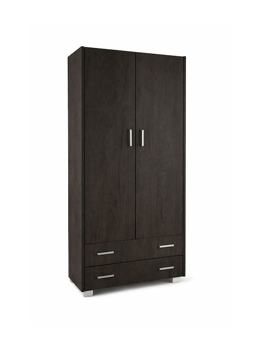 Δίφυλλη Ντουλάπα Wenge 105x50x180cm