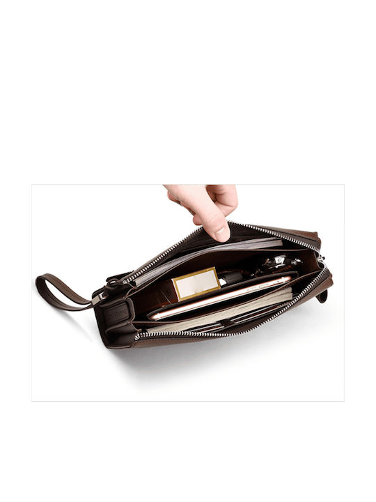Leather Men's Handbag Black