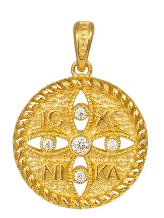 Kinder Amulette Konstantin-Münze Gold 9K