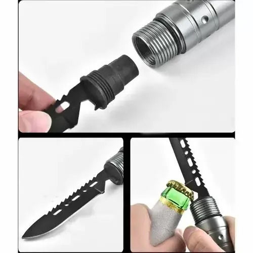 Unealtă Multifuncțională Jup 221092 Lopată Pliabilă Cuțit Tactical Fluier Brichetă Șurubelniță 8 Unelte Neagră