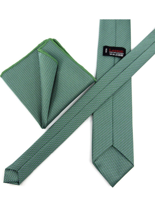 Legend Accessories Legend Set Cravate Bărbați Tipărit Verde Culoare Full Face