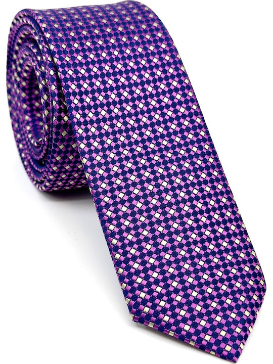 Legend Accessories Legend Accessories Herren Krawatte Mit Gedrucktem Muster In Flieder Farbe