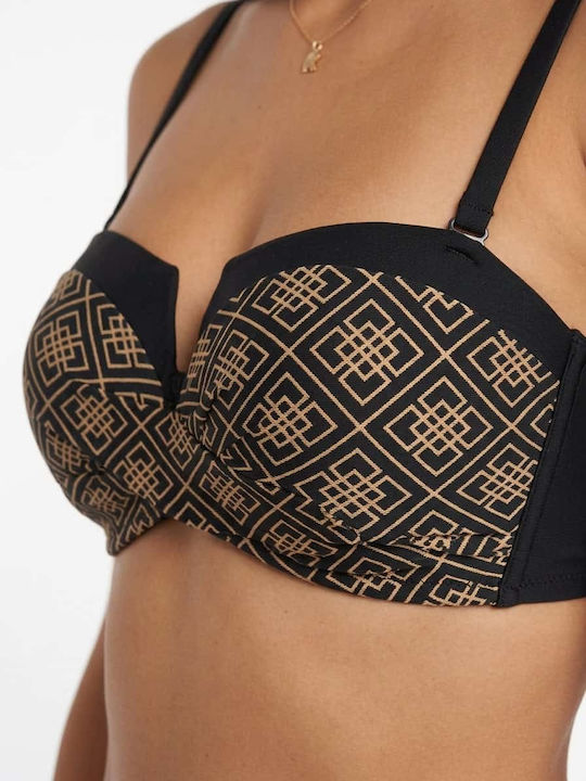 Set Bikini Μαύρο/χρυσό
