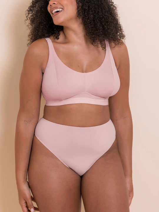 Pink Athletic Bra without Underwires