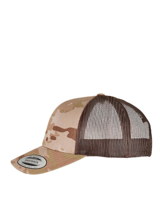 Șapcă Retro Camionagiu 6606mc Flexfit Multicam Maro Arid