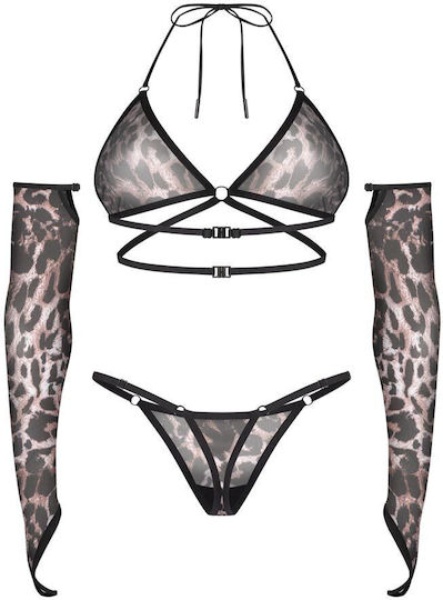 Obsessive Addia 3er Set Sexy Dessous-Set Schwarz