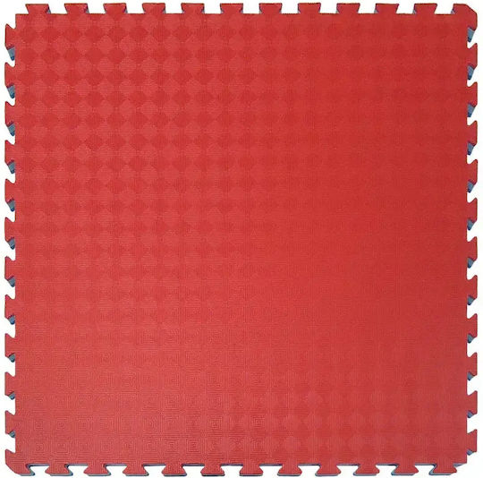 Olympus Sport Puzzle Gym Floor Double Sided Red/Blue 100x100x2.5cm 1pc