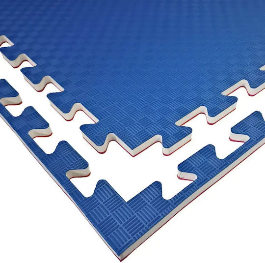 Olympus Sport Gym Puzzle Mat Double Sided Red/Blue 50x50x2.5cm 1pc