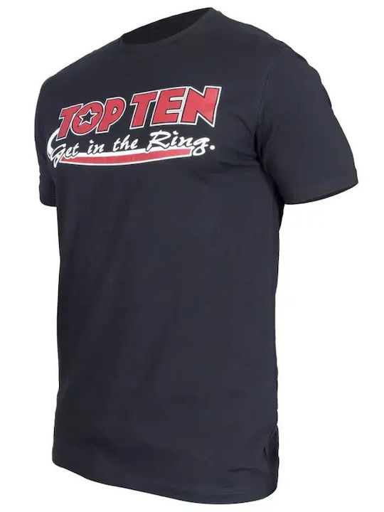 Top Ten Tricou Pentru Bărbați Mâneci Scurte 138.XS.Mavro Negru
