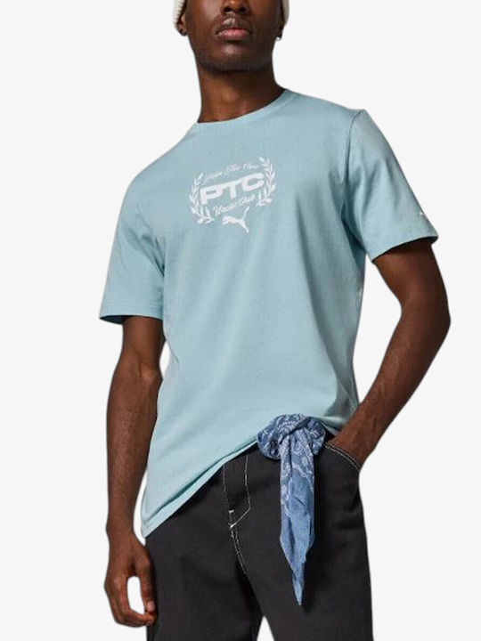 Графичен спортен T-shirt Син