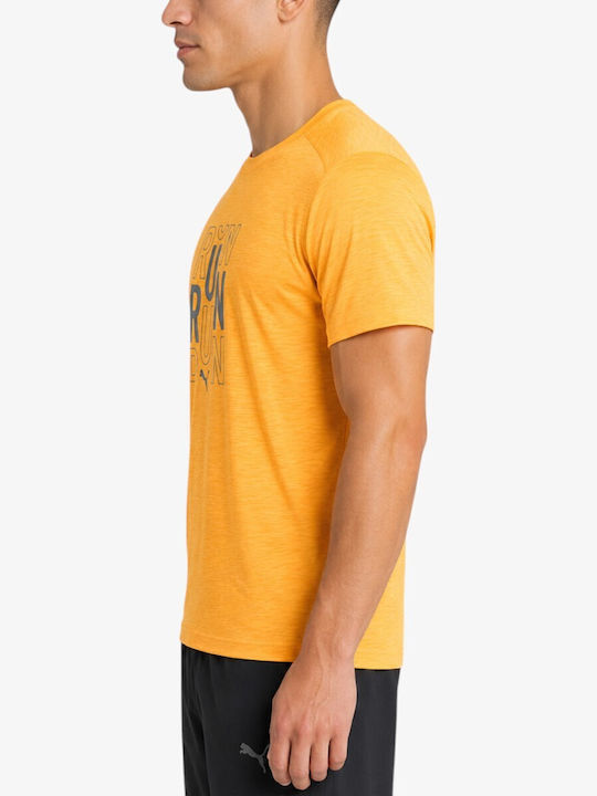 Logo Αθλητικό T-shirt Orange