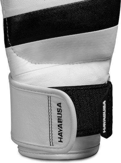 Sparring MMA-Handschuhe Hayabusa T3 7oz Hybrid Handschuhe Weiße Schwarze