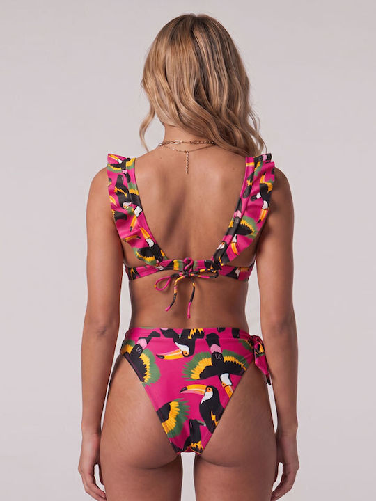 Topuri De Bikini Triunghi Multicolor
