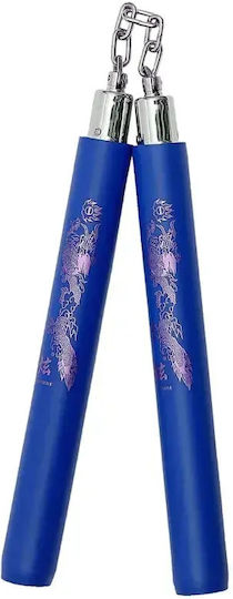 Nunchaku Kette Afrolex Drache Schwarz Rot