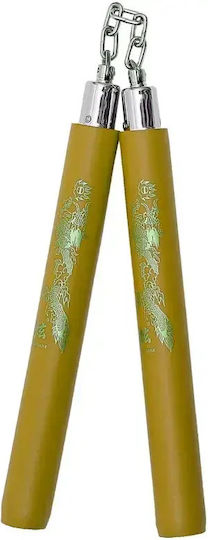 Nunchaku Kette Afrolex Drache Schwarz Rot