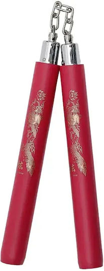 Nunchaku Αλυσίδα Αφρολέξ Δράκος Μαύρο