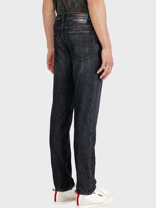 Herren Jeanshose mit Regulär Gerade Anwendung Schwarz Denim
