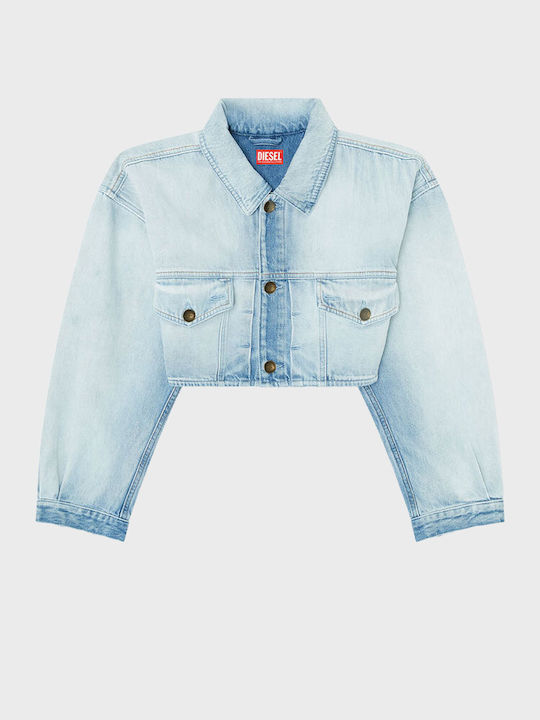 Short Women's Jean Jacket Denim