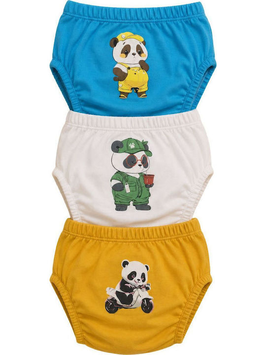 Poopes Set Kids Underwear Potty Training Pants 3 Pieces Multicolour