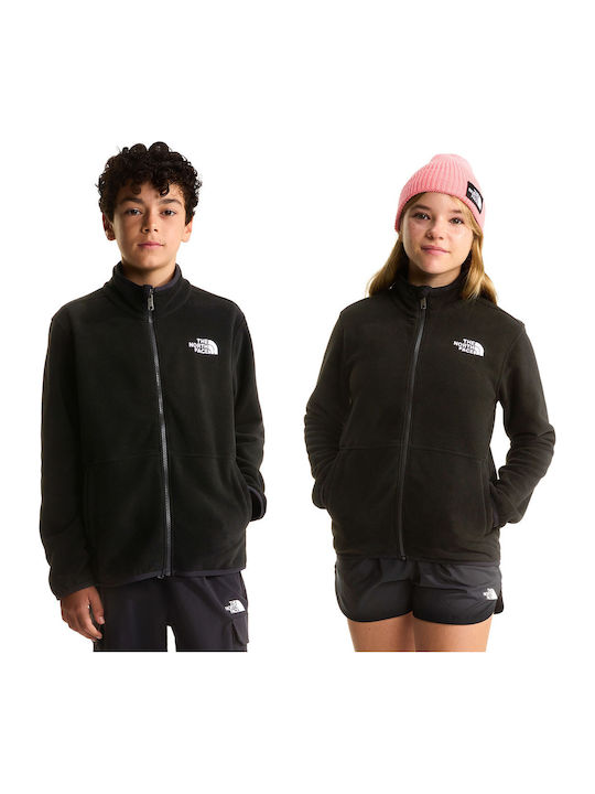 Kids Fleece Cardigan Teen Glacier Full Zip In Glacier