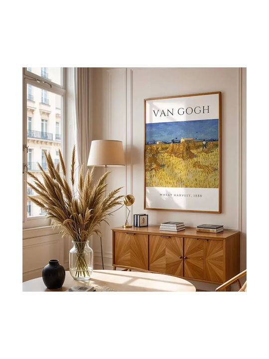 Poster Van Gogh Wheat Harvest Art097 40cm X 50cm-56043pd156707