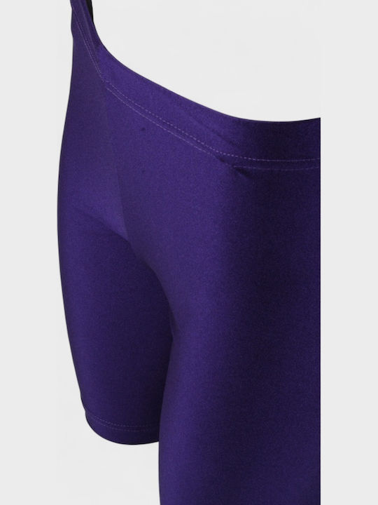 Women's Shiny Purple Bike Leggings NC1983-MOV
