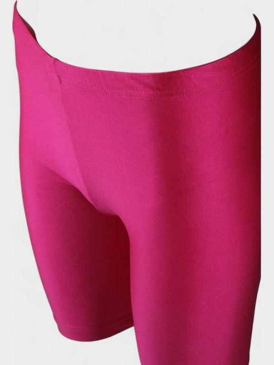 Women's Shiny Fuchsia Bike Leggings NC1983-FOUX