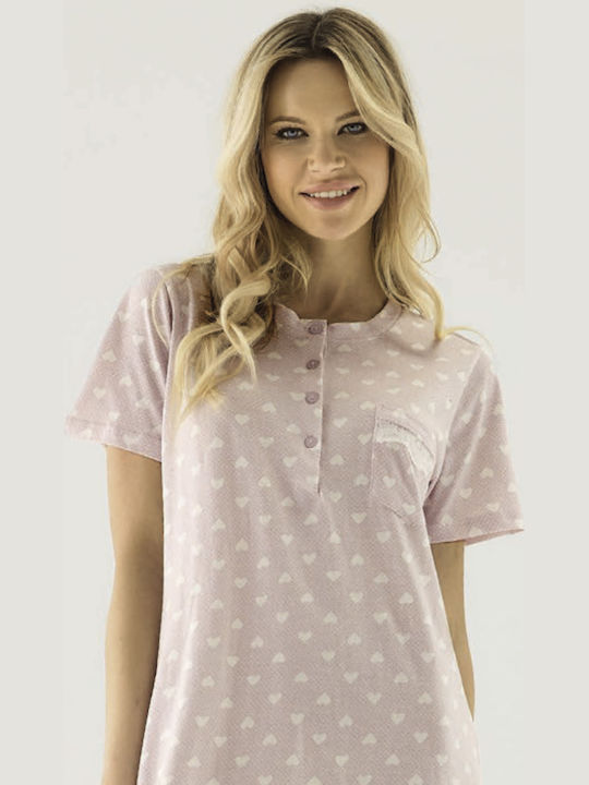 Infiore Maternity And Breastfeeding Nightgown Lilac