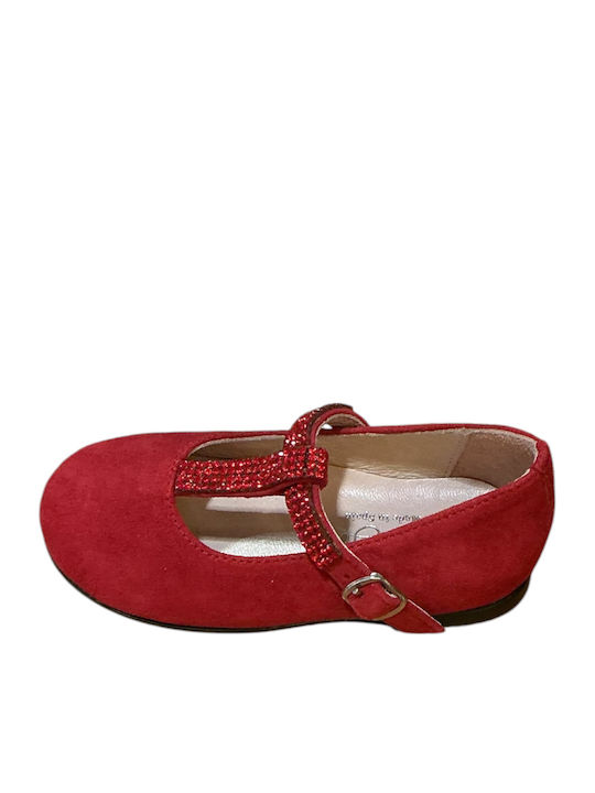 Kinder Pumps & Ballerinas mit Bügel- und Schleifenverschluss Rote