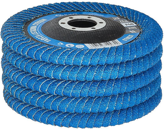 Disc de șlefuire cu lamele din zirconiu 125mm P40