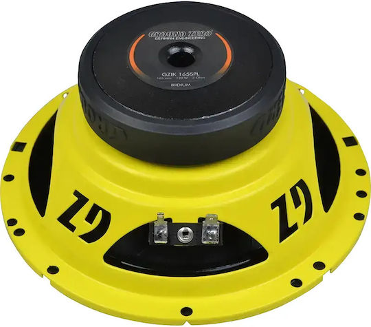 Iridium Component Car Speakers Gzic 165.2spl Ground Zero 16.5cm 120w RMS