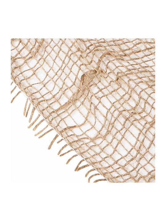 vidaXL Decoration Fabric Loneta 100x1500cm Natural