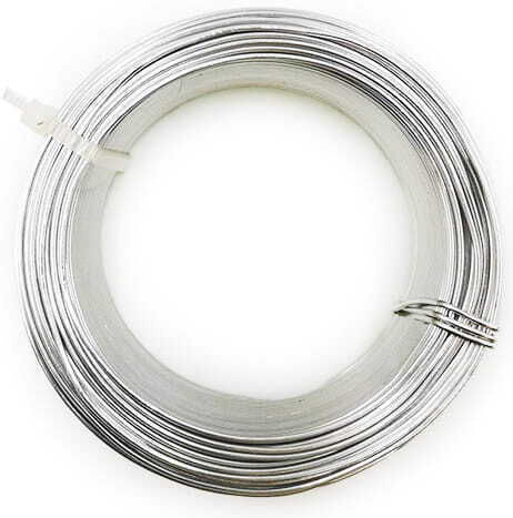 Floral Wire Small Ring 1mmx50m Silver