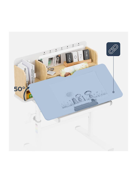 Παιδικό Γραφείο από Μελαμίνη Λευκό 90x60x92cm