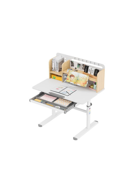 Παιδικό Γραφείο από Μελαμίνη Λευκό 90x60x92cm
