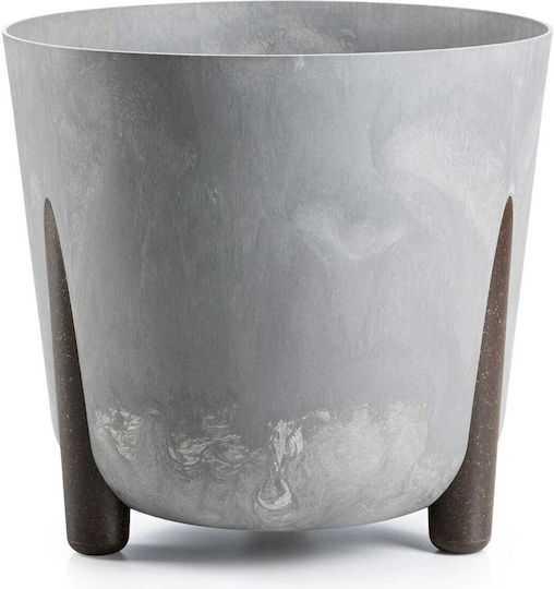 HowHomely Ghiveci De Flori Din Beton Gri