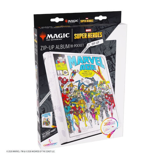 Pokemon Super Heroes - Marvel Age Magic the Gathering Binder Standard Size GGS31079ML