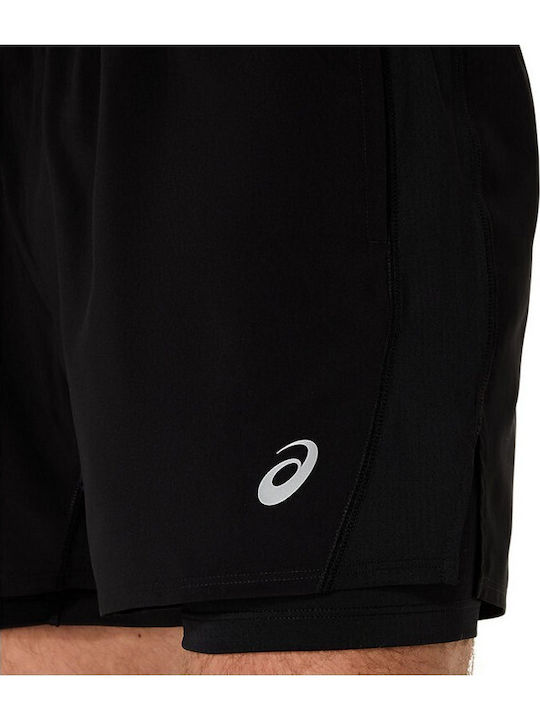 Core 2 in 1 Sports Men's Bermuda Black