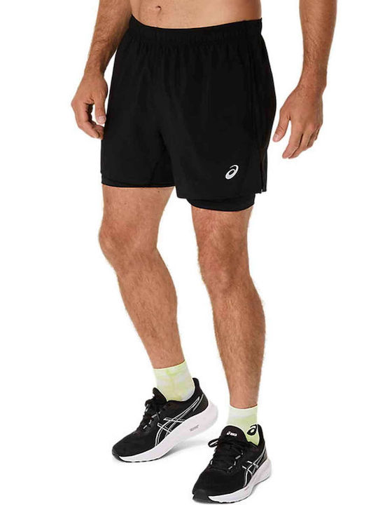 Core 2 in 1 Sports Men's Bermuda Black