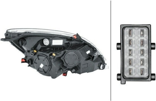 Hella Linkes Vordere Autolampe für Opel Meriva 13305777