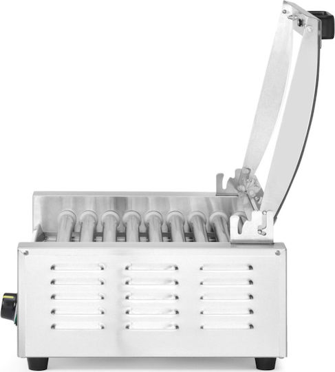 Hot Dog Roller Warmer Lid 9 Rollers 45 Cm 790 W