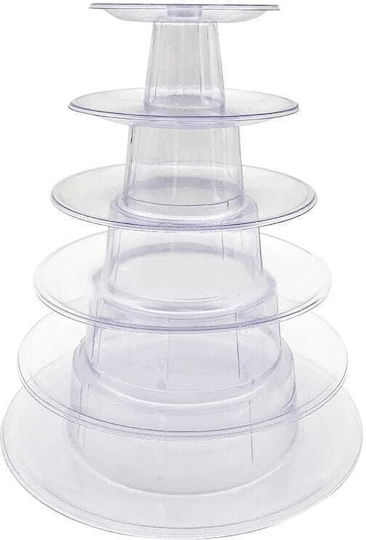 Stand Display Macarons 6-tier Multi-level Standing Tower