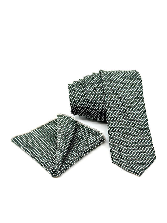 Legend Accessories Legend Set Cravate Bărbați Tipărit Gri Verde