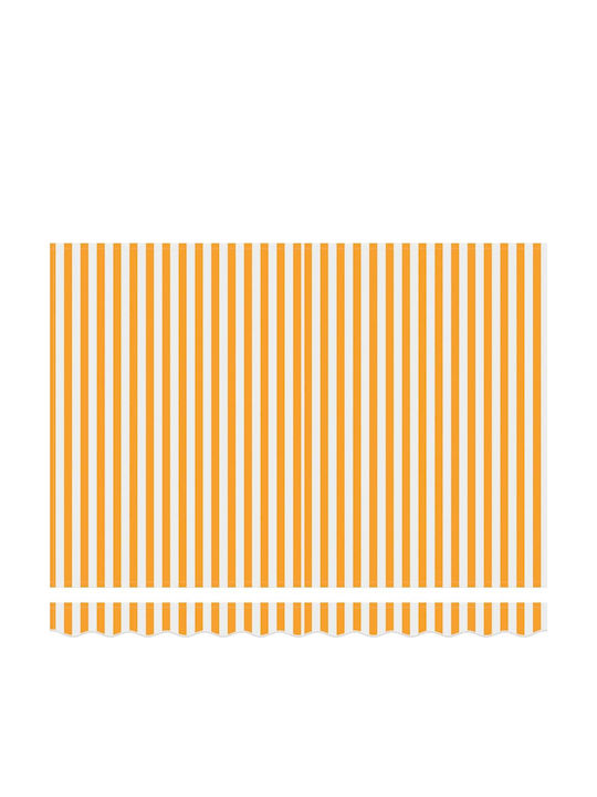vidaXL Τέντα Βεράντας με Led Κίτρινη 3x2m