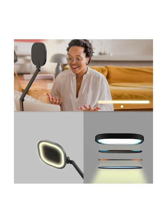 LED Iluminat de birou în Culoare Neagră