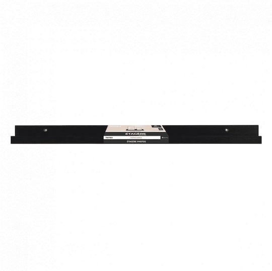 Raft Negru 80x6x7 cm
