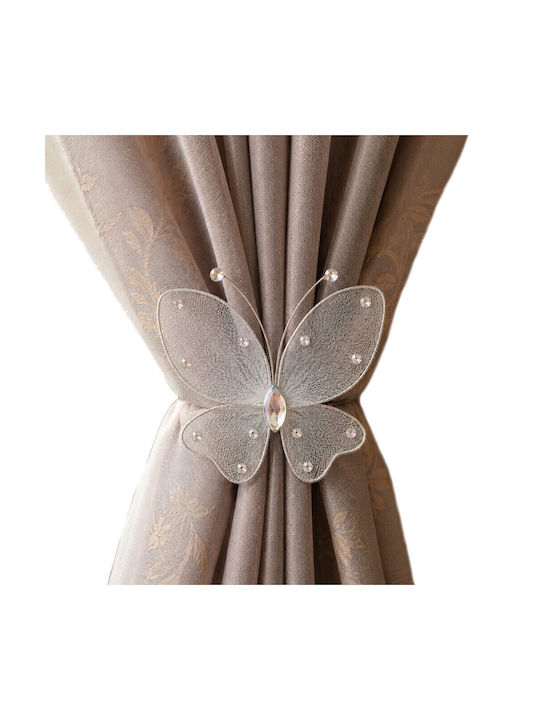 White Glass Wall Decor 6.5x6.5cm